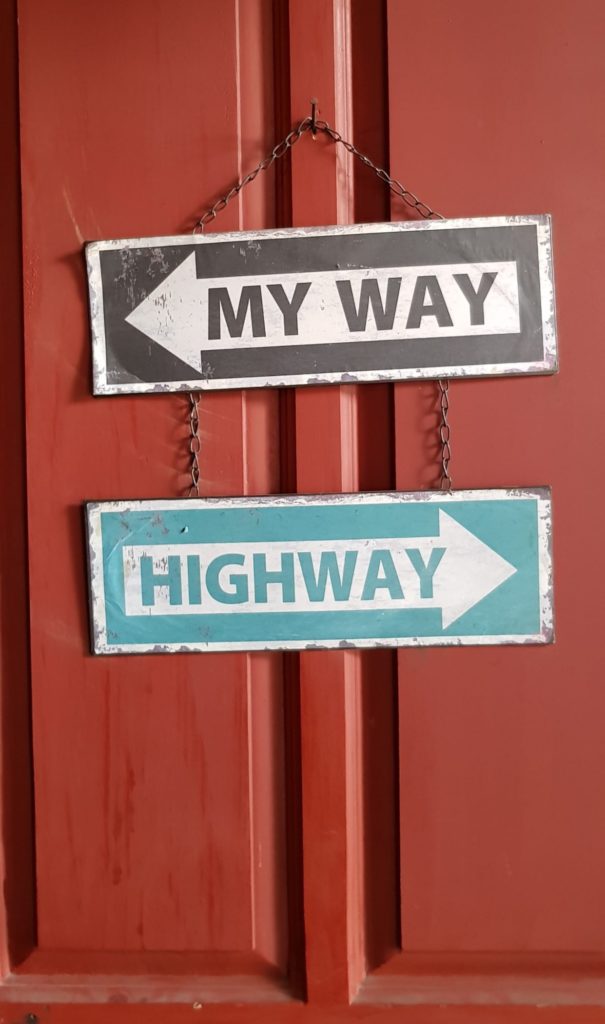 My Way signage